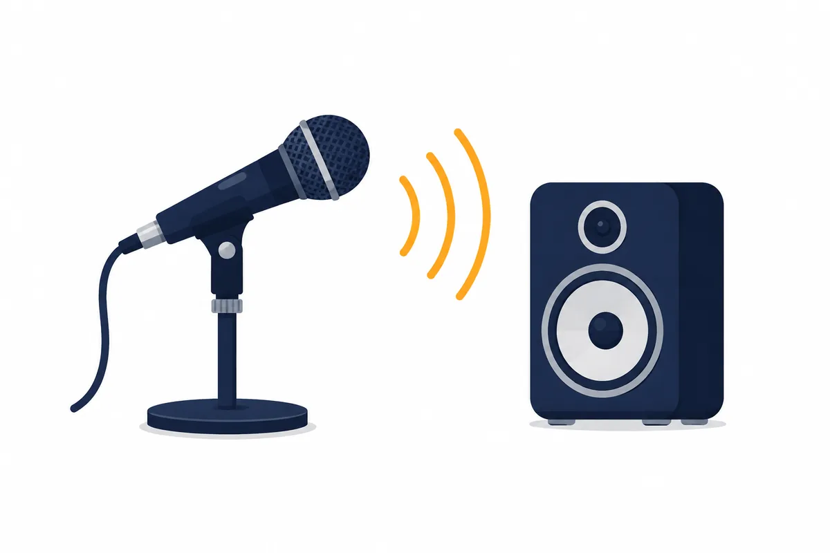 音声波形を模したイラスト